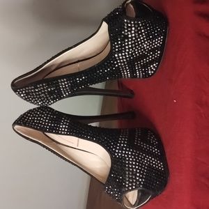 Rhinestone Platform 6" heel